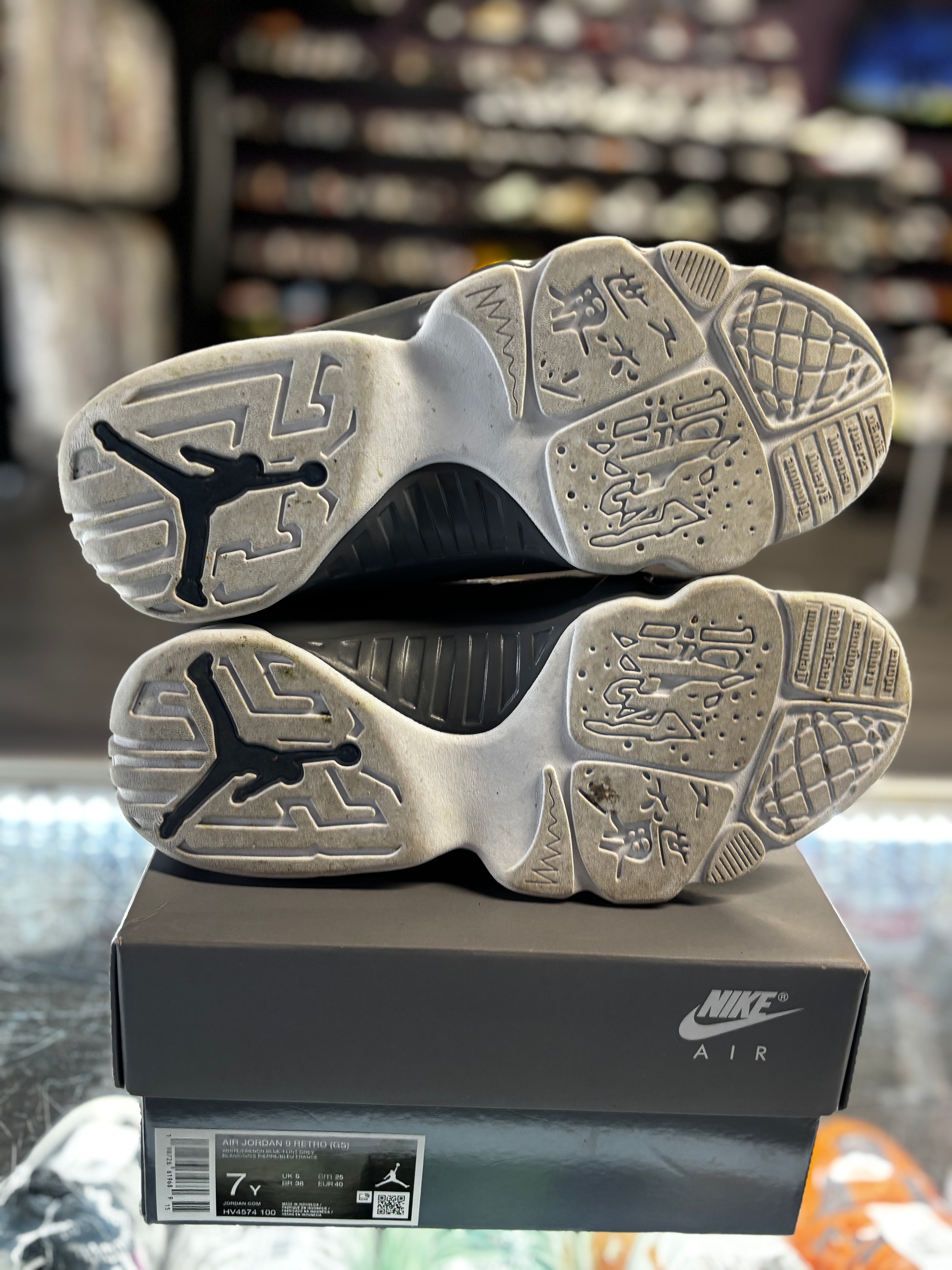2026 Air Jordan Retro 9 "Flint Grey French Blue" (GS)