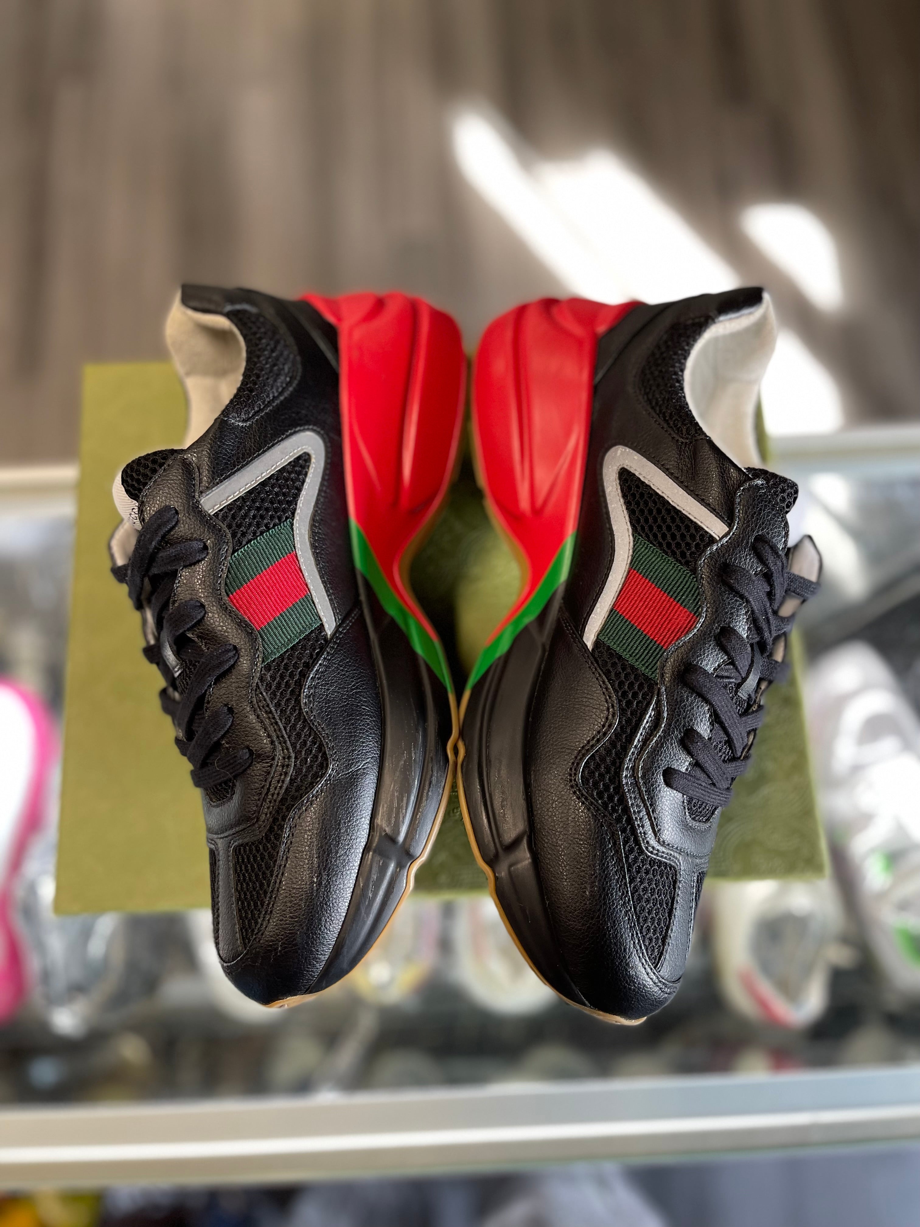 Gucci Rhyton Sneaker "Black/Red/Green"