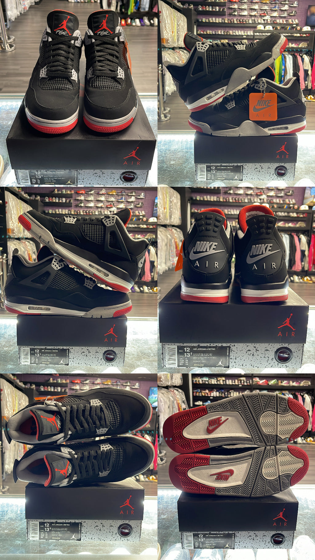 2019 Air Jordan Retro 4 "Bred"