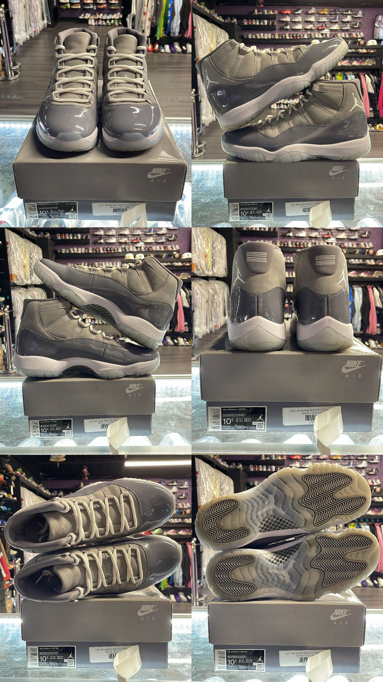 2021 Air Jordan Retro 11 "Cool Grey"