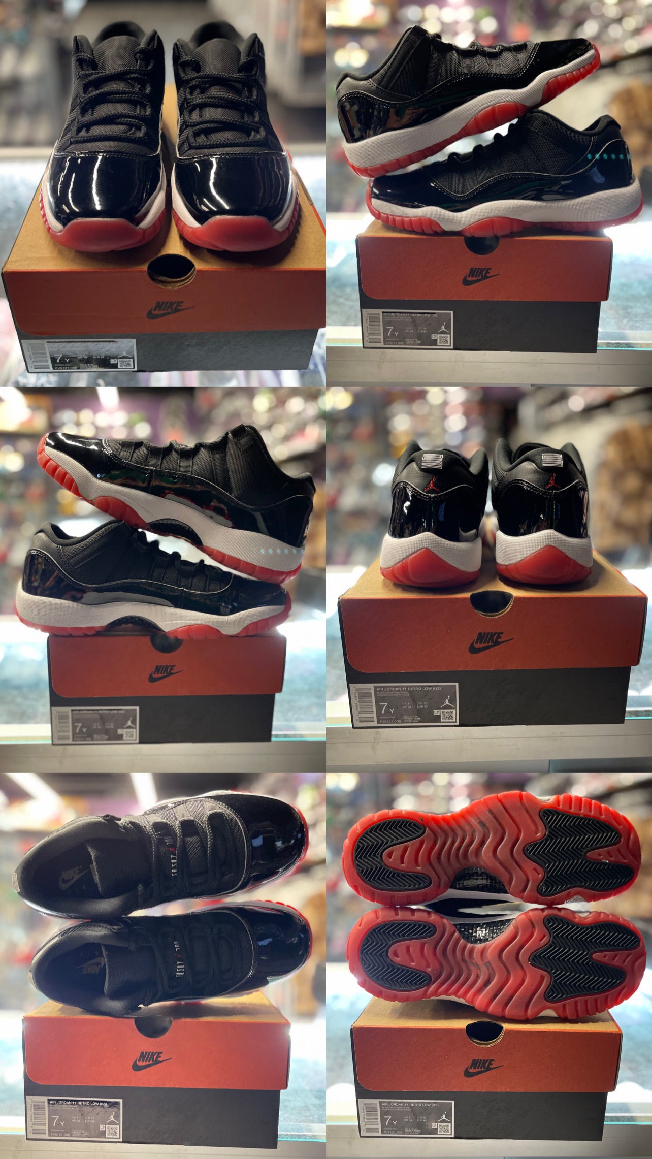 2025 Air Jordan Retro 11 Low "Bred" (GS)