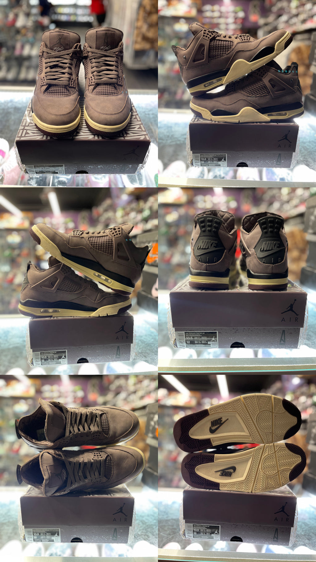 2022 Air Jordan Retro 4 "A Ma Maniére Violet Ore"