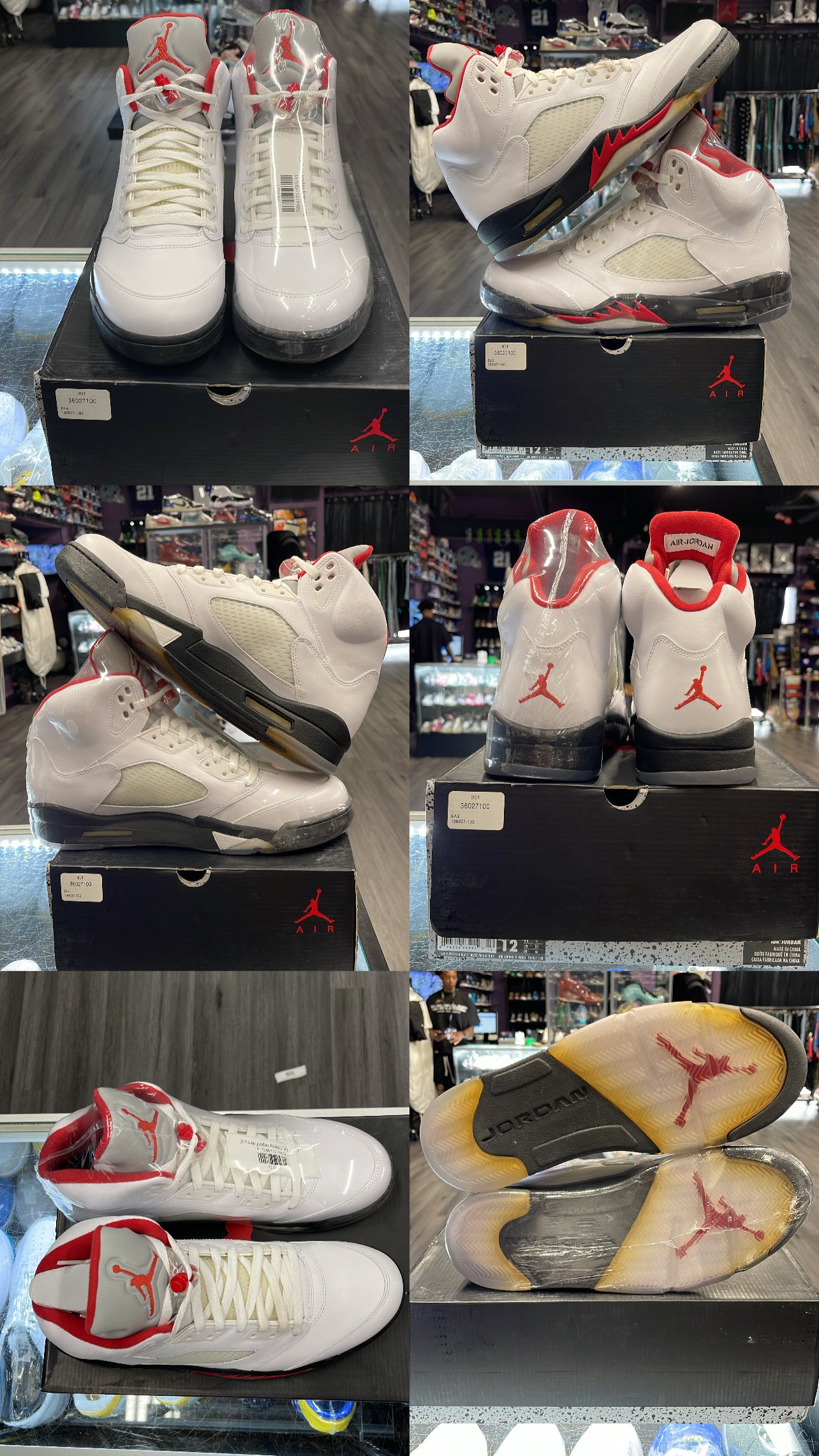 2013 Air Jordan Retro 5 "Fire Red"
