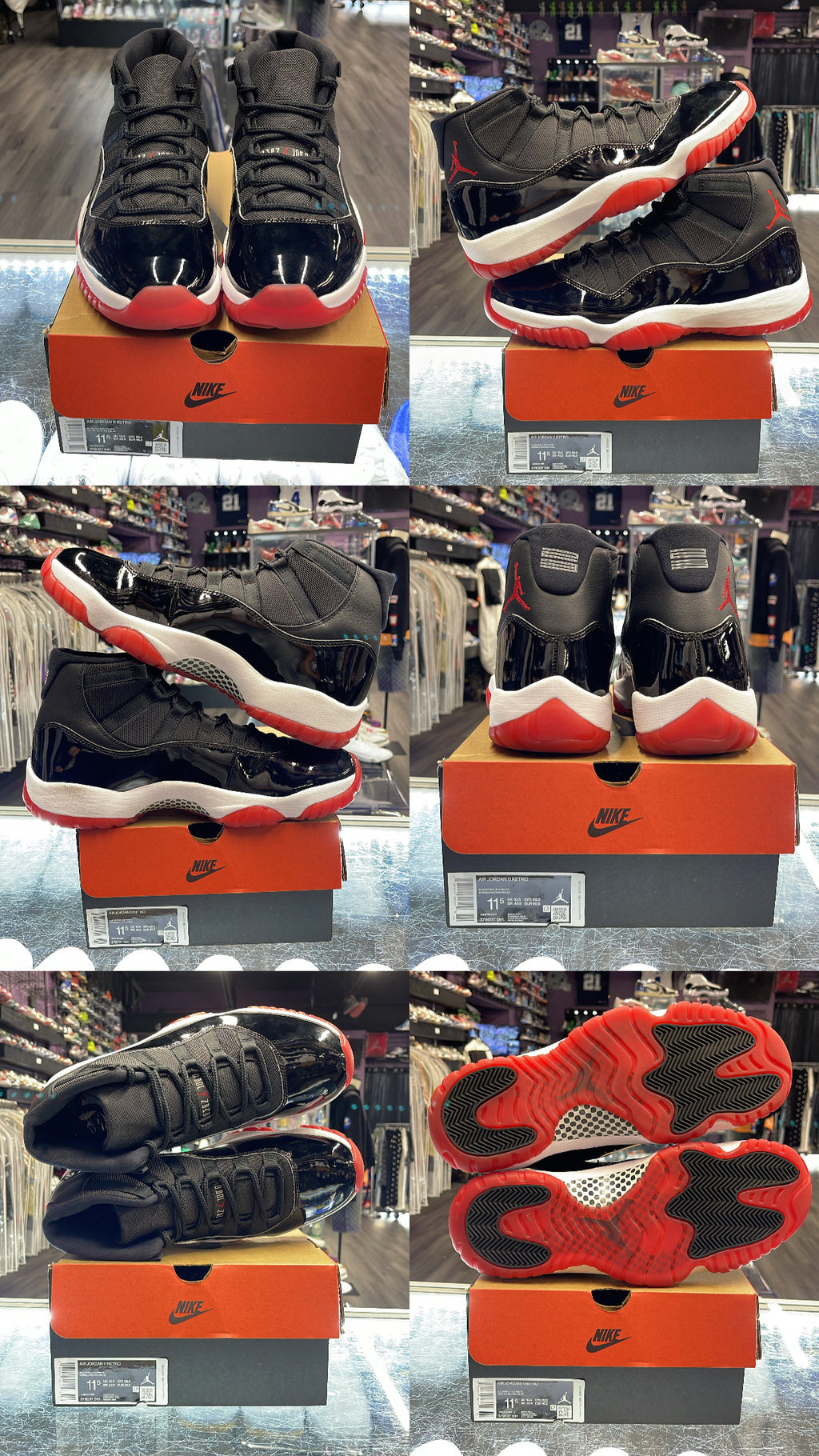 2019 Air Jordan Retro 11 "Playoff Bred"