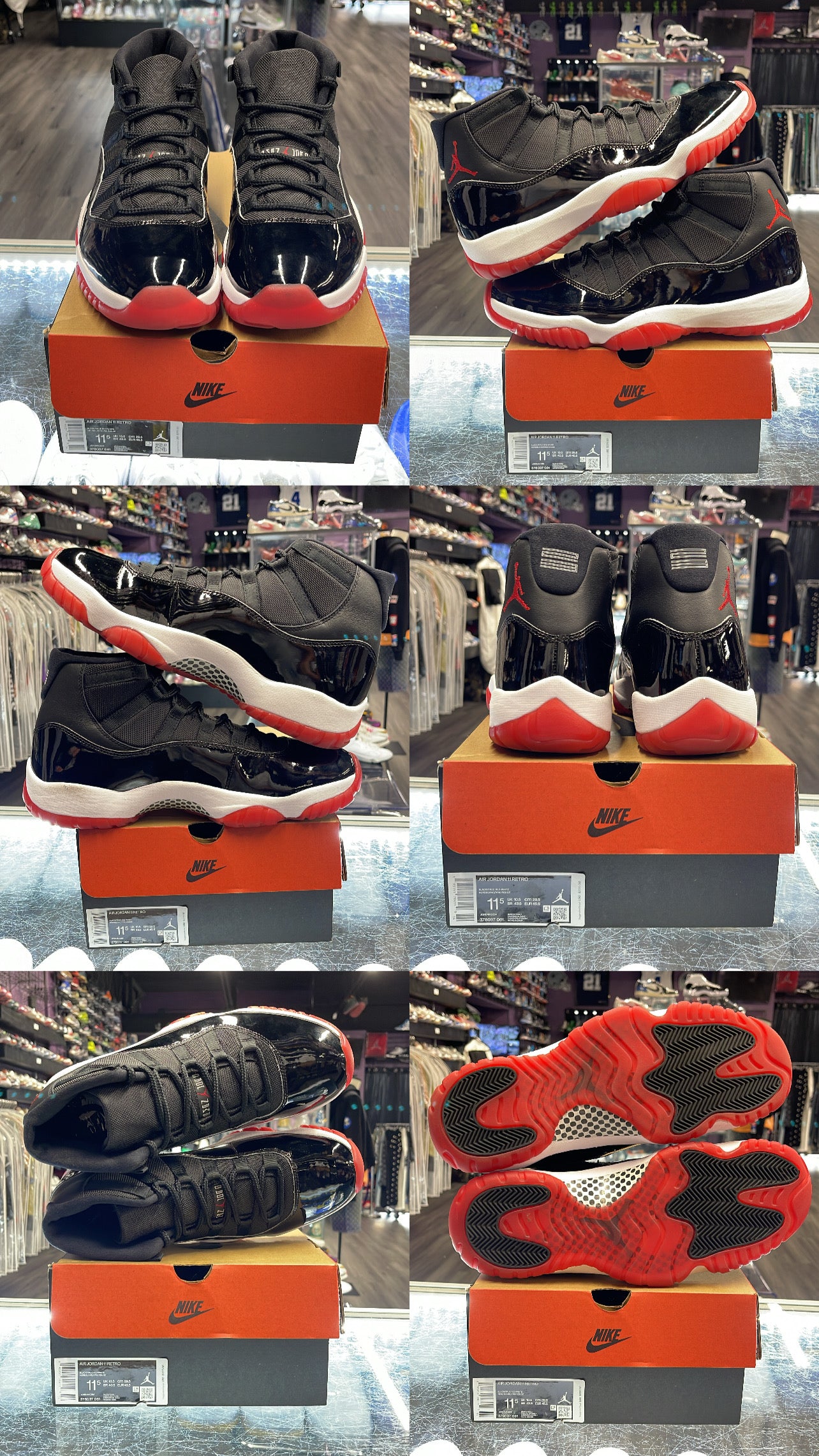 2019 Air Jordan Retro 11 "Playoff Bred"