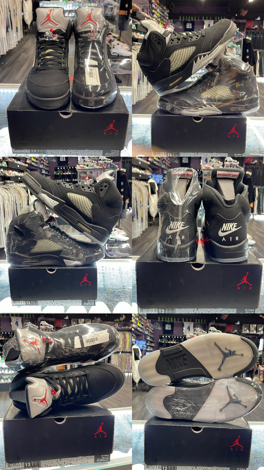 2016 Air Jordan Retro 5 "Black Metallic"