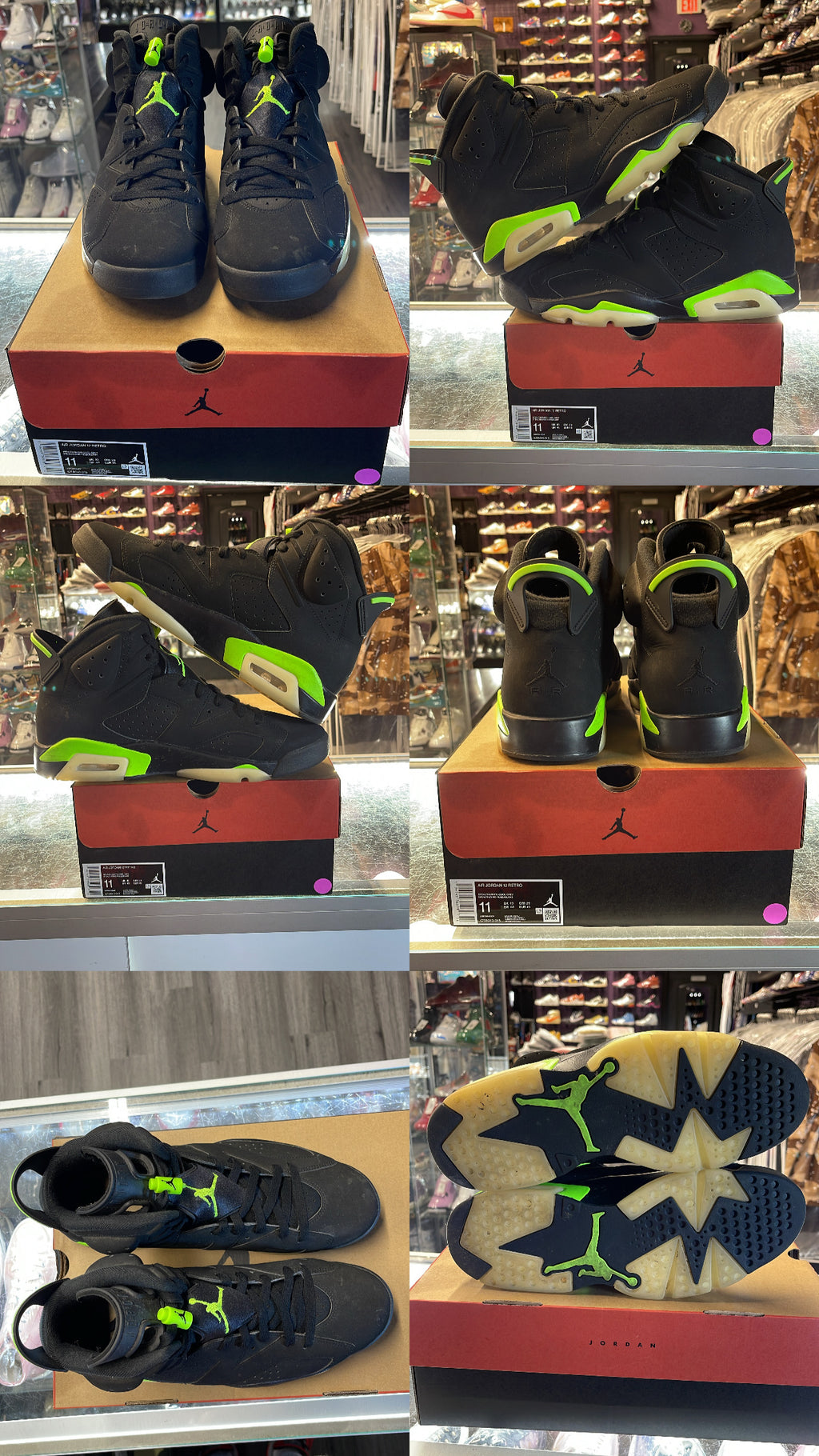 2021 Air Jordan Retro 6 "Electric Green"