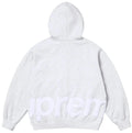 Supreme Big Logo Zip Up Hoodie "grey"