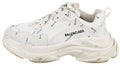 Balenciaga Triple S "White All Over Logo"
