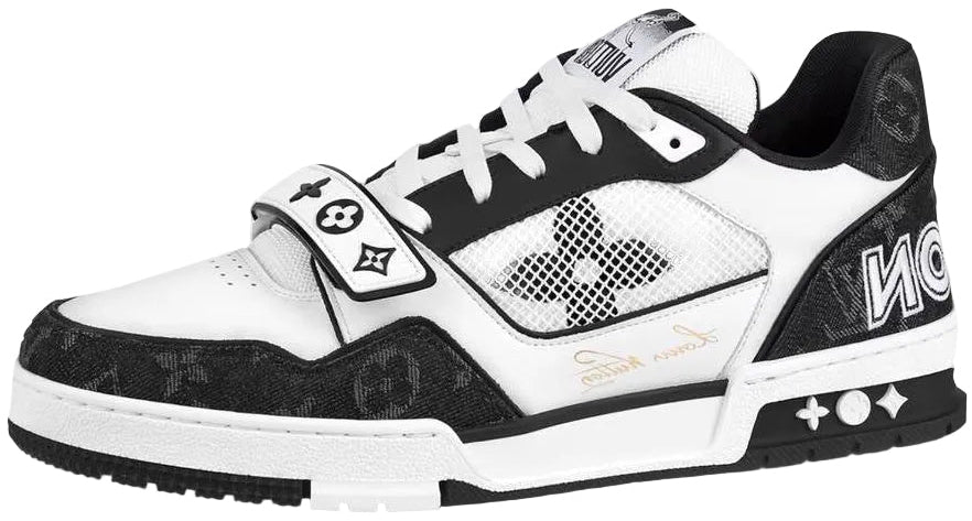 Louis Vuitton LV Trainer "White Black Monogram Denim"