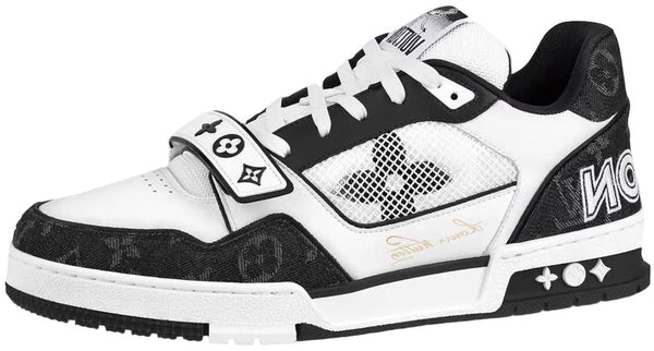 Louis Vuitton LV Trainer "White Black Monogram Denim"