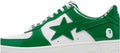 A Bathing Ape Bape STA "Patent Green"
