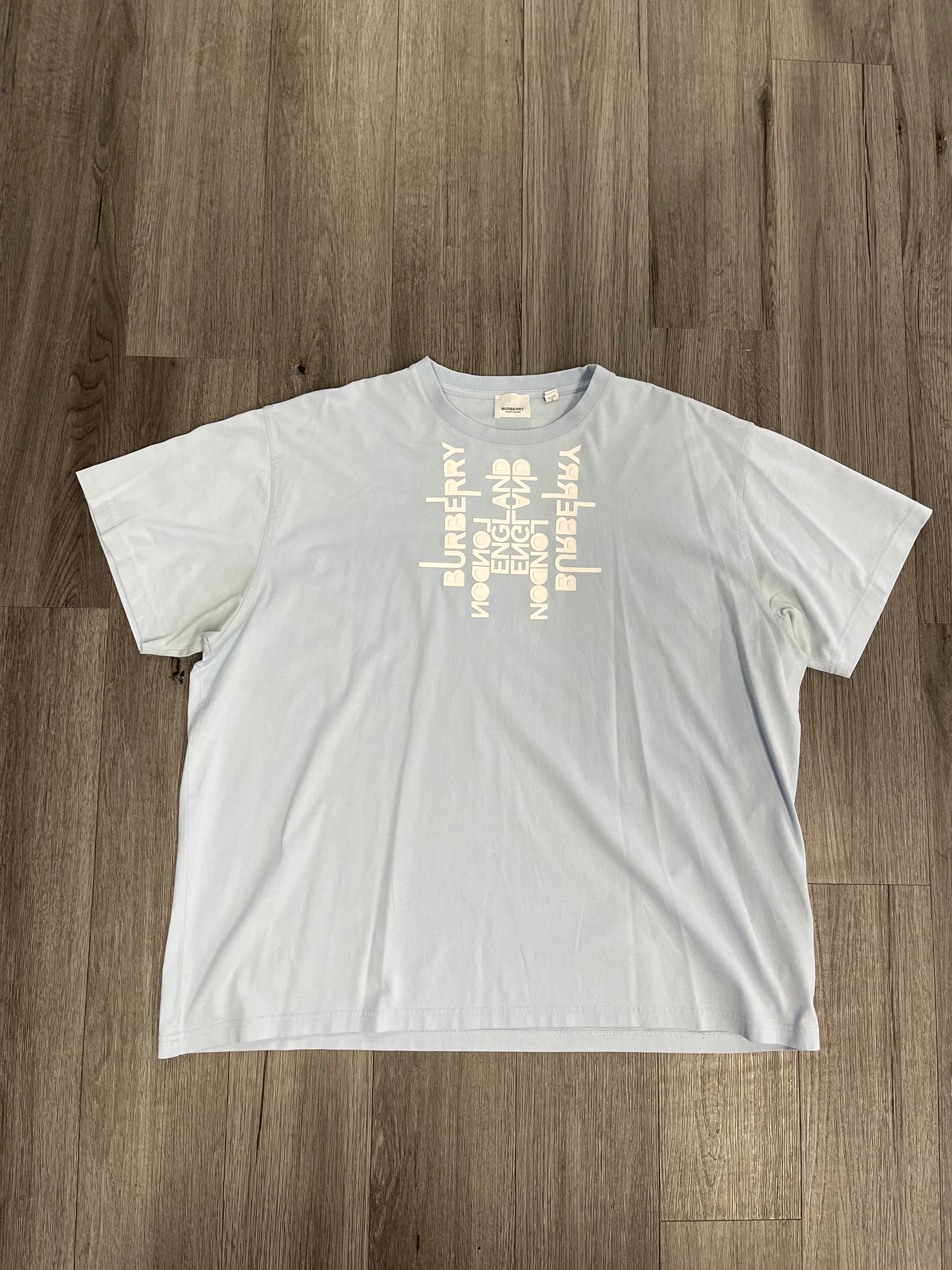 Burberry tee "Powder Blue"