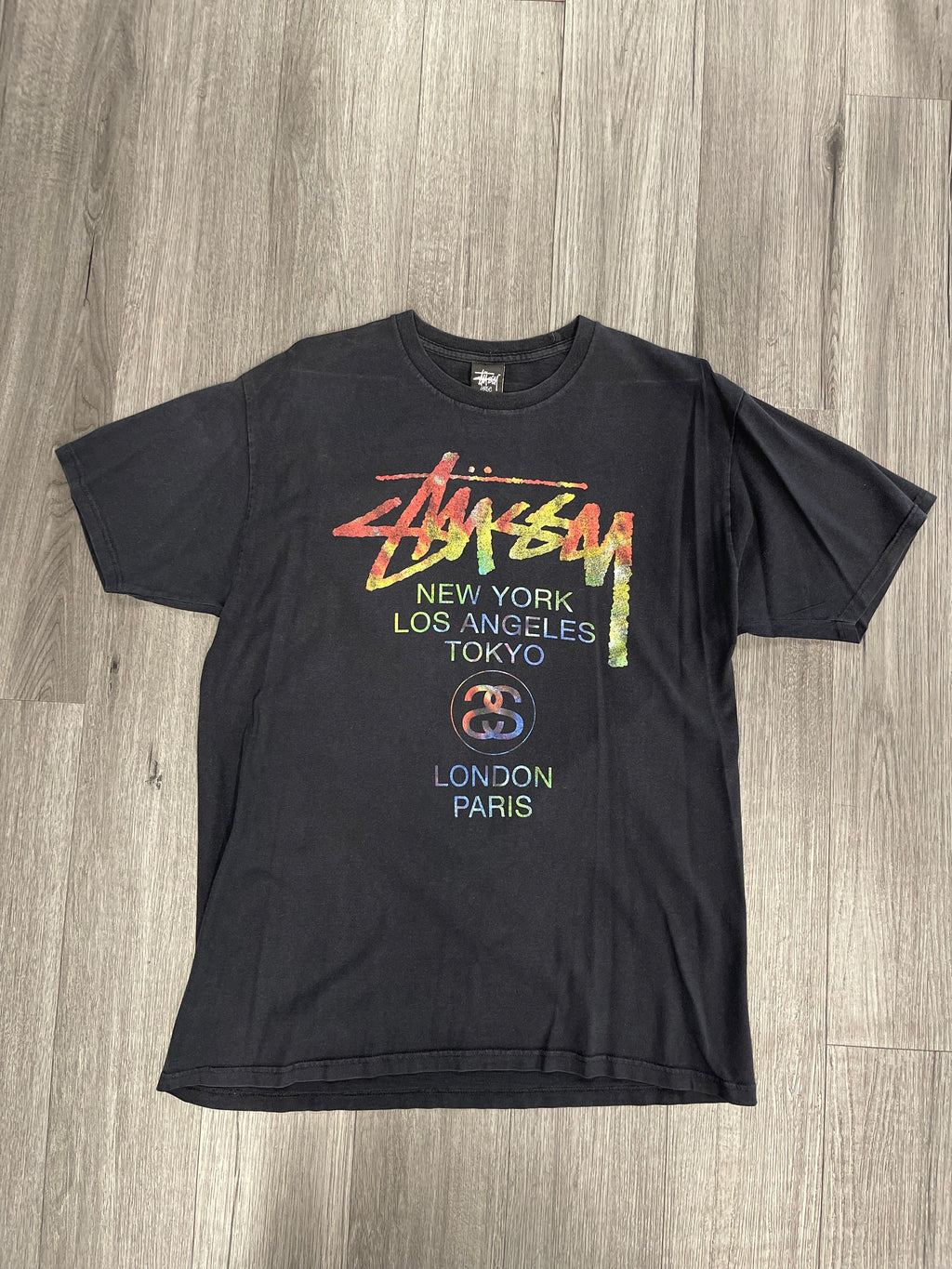 Stussy Tee "Black/Multi"