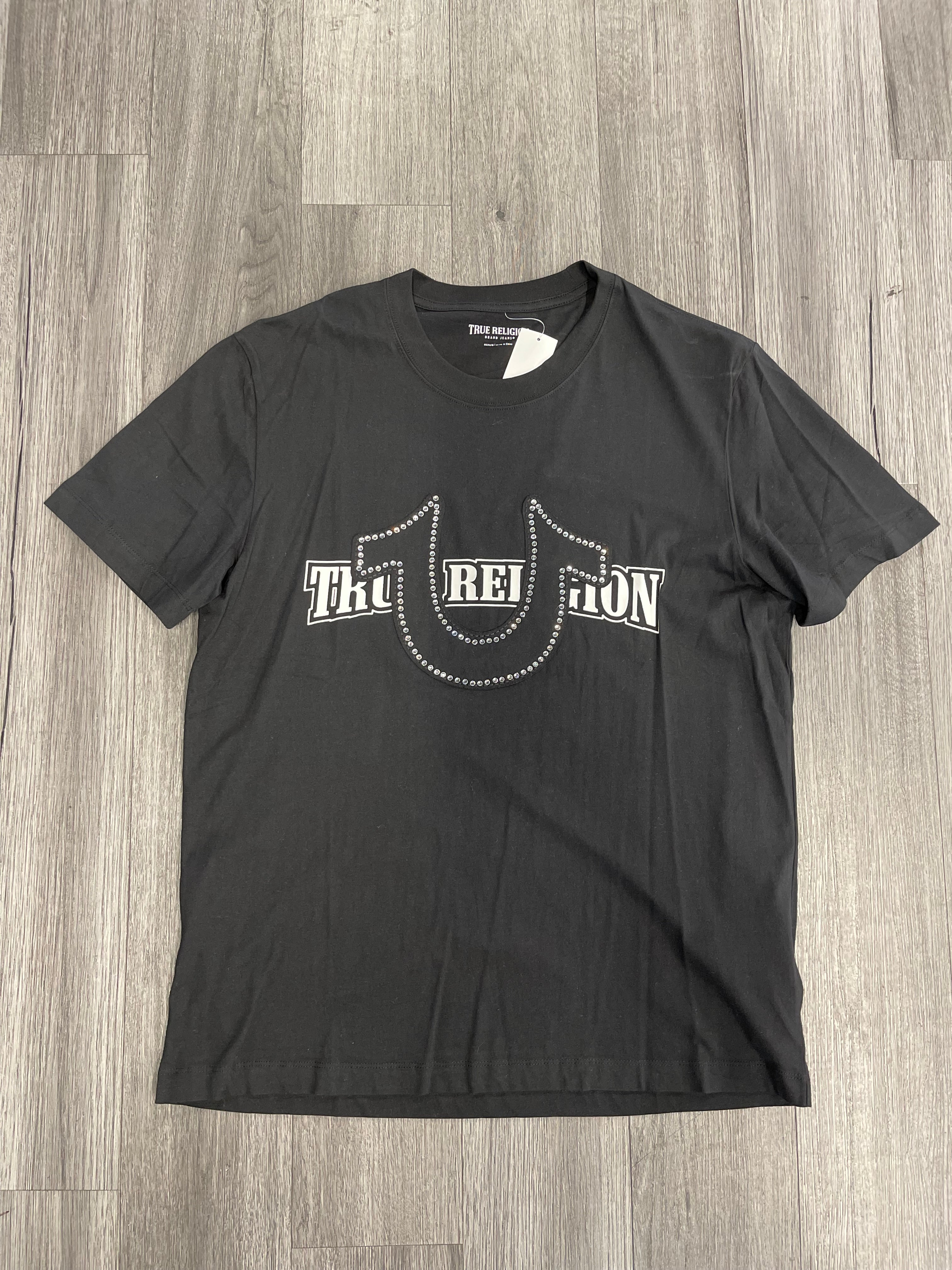 True Religion Tee Rhinestone "Black"