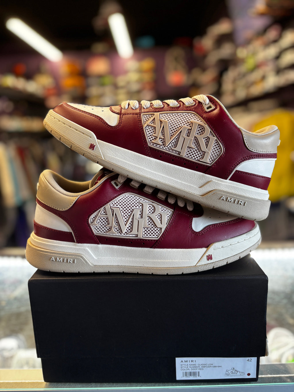 Amiri Classic Sneaker Low "Deep Red"