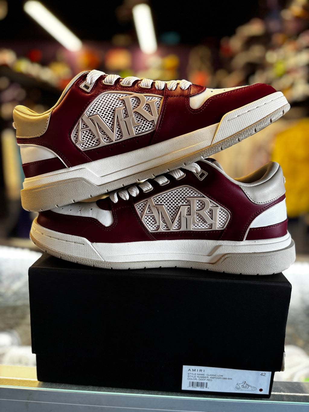 Amiri Classic Sneaker Low "Deep Red"