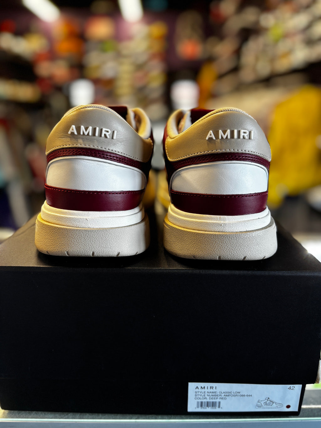 Amiri Classic Sneaker Low "Deep Red"