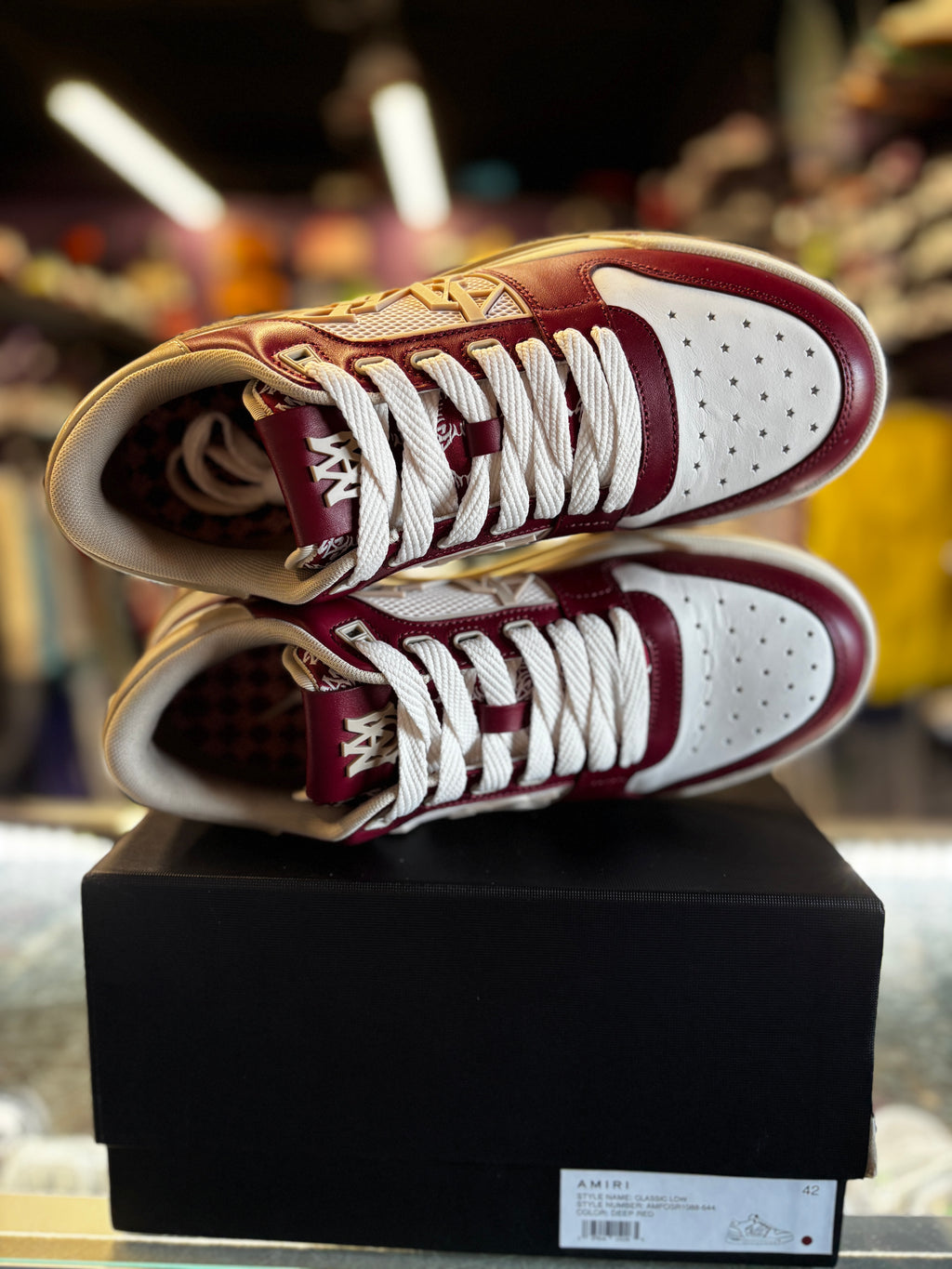 Amiri Classic Sneaker Low "Deep Red"
