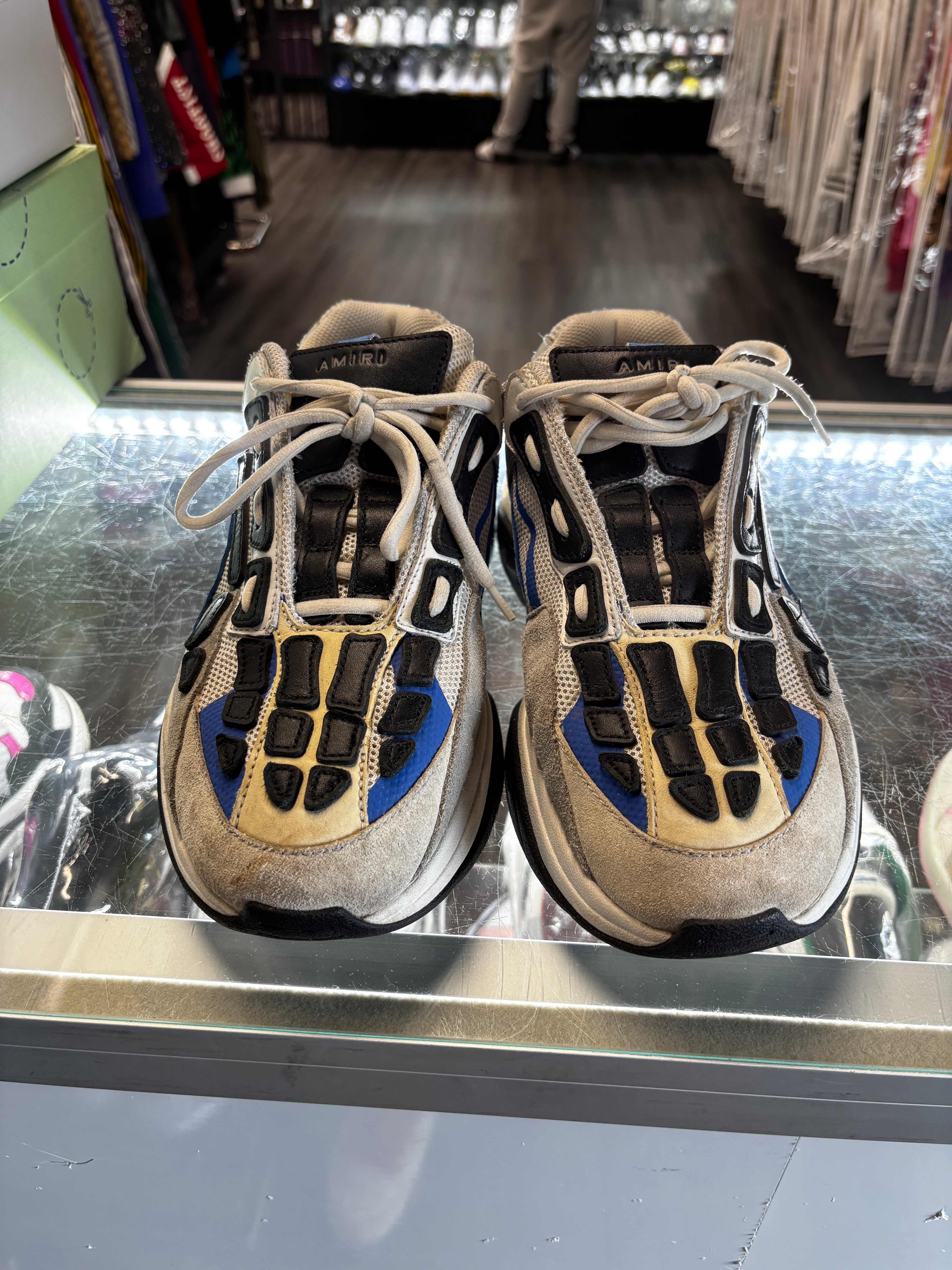 Amiri Bone Runner "White/Blue"