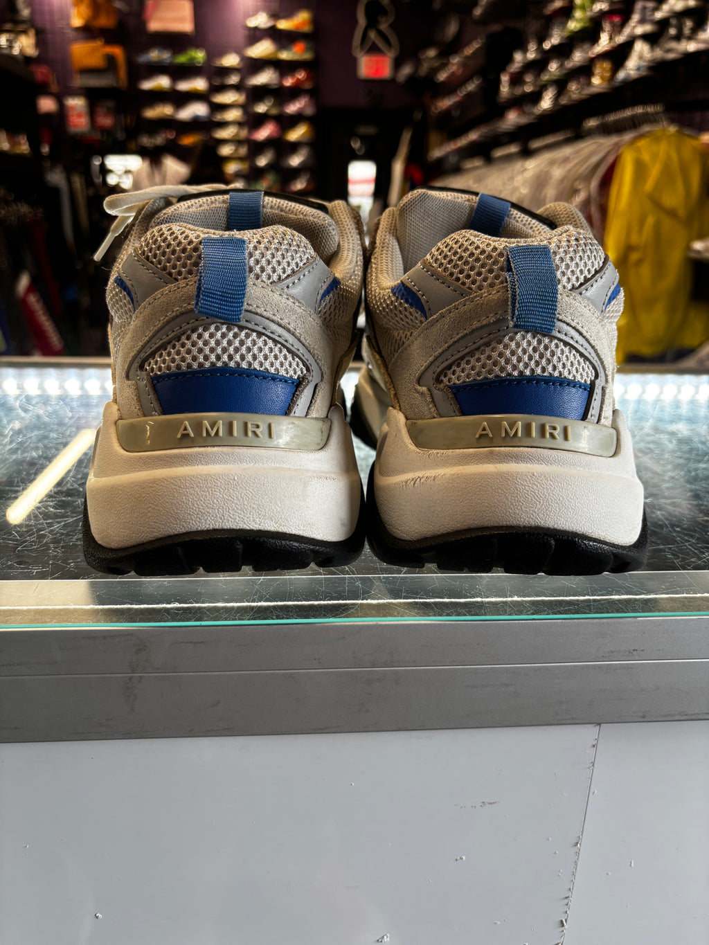 Amiri Bone Runner "White/Blue"