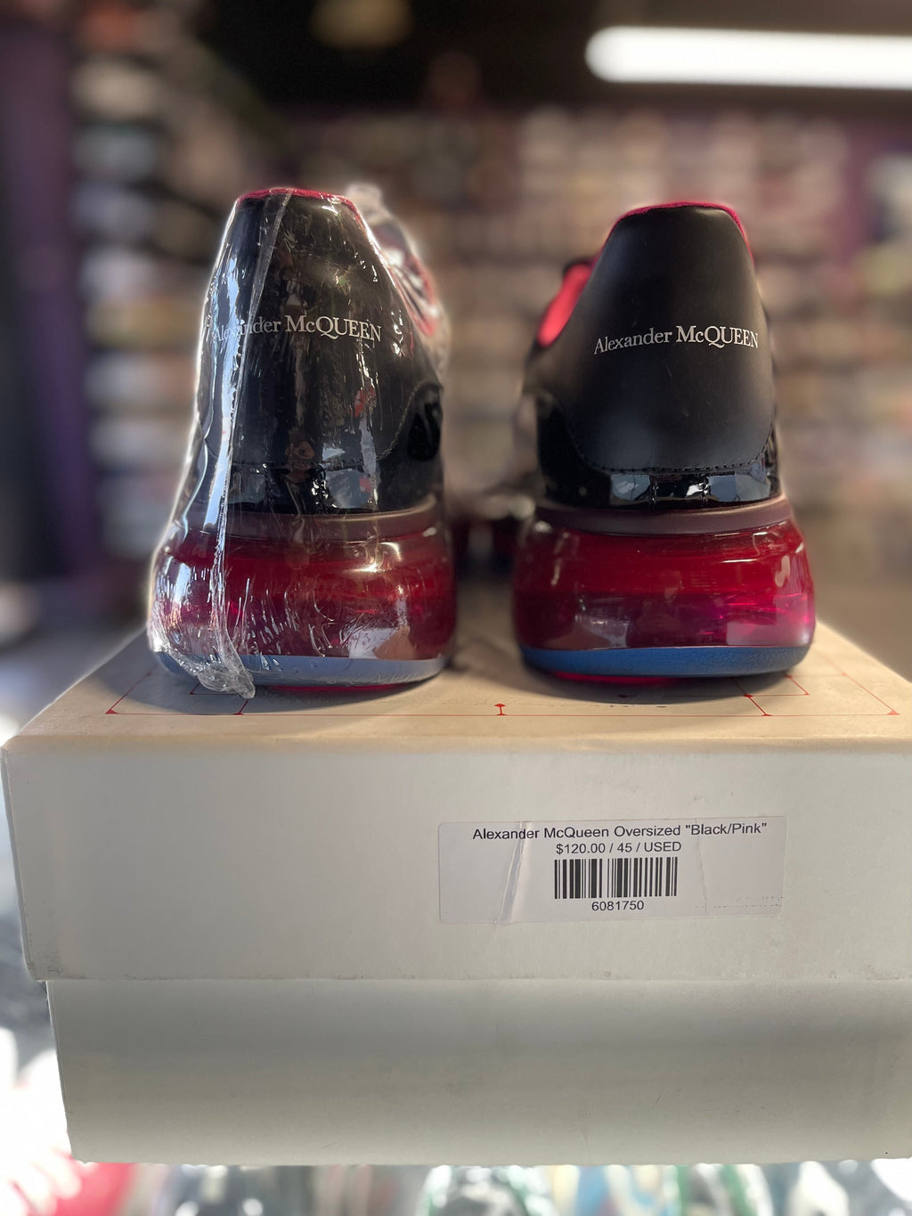 Alexander McQueen Oversized "Black/Pink"