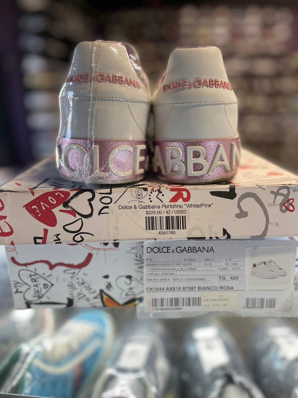 Dolce & Gabbana Portofino "White/Pink"