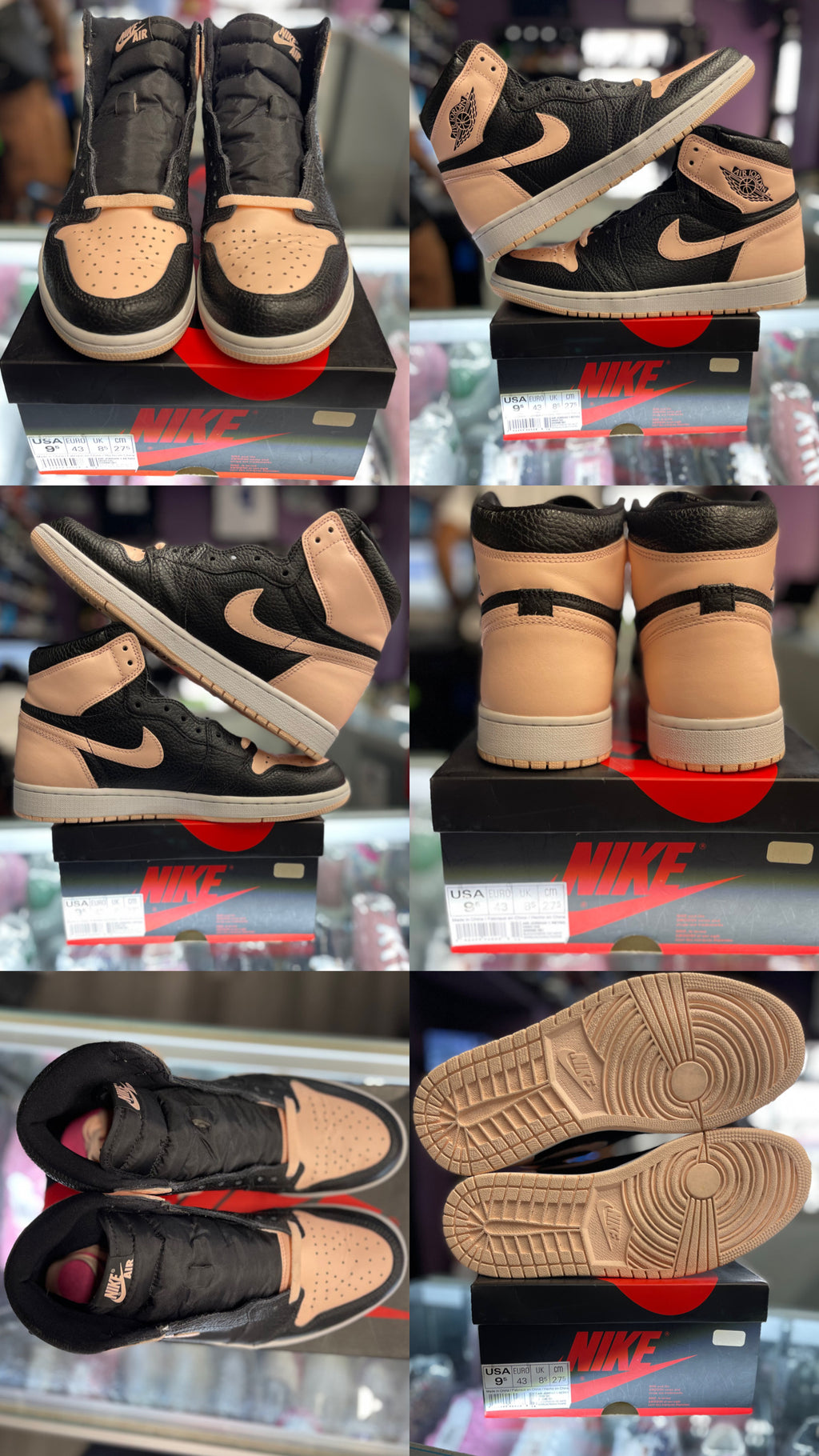 2019 Air Jordan Retro 1 "Black Crimson Tint"