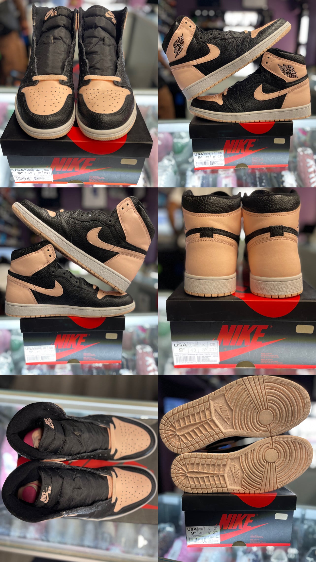 2019 Air Jordan Retro 1 "Black Crimson Tint"