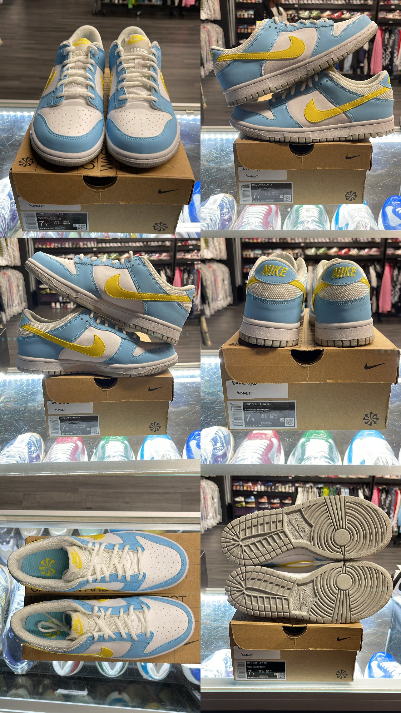 2022 Nike Dunk Low Next Nature "Homer" (GS)