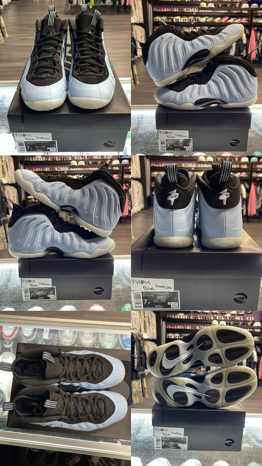 2025 Nike Little Posite One "Psychic Blue" (GS)