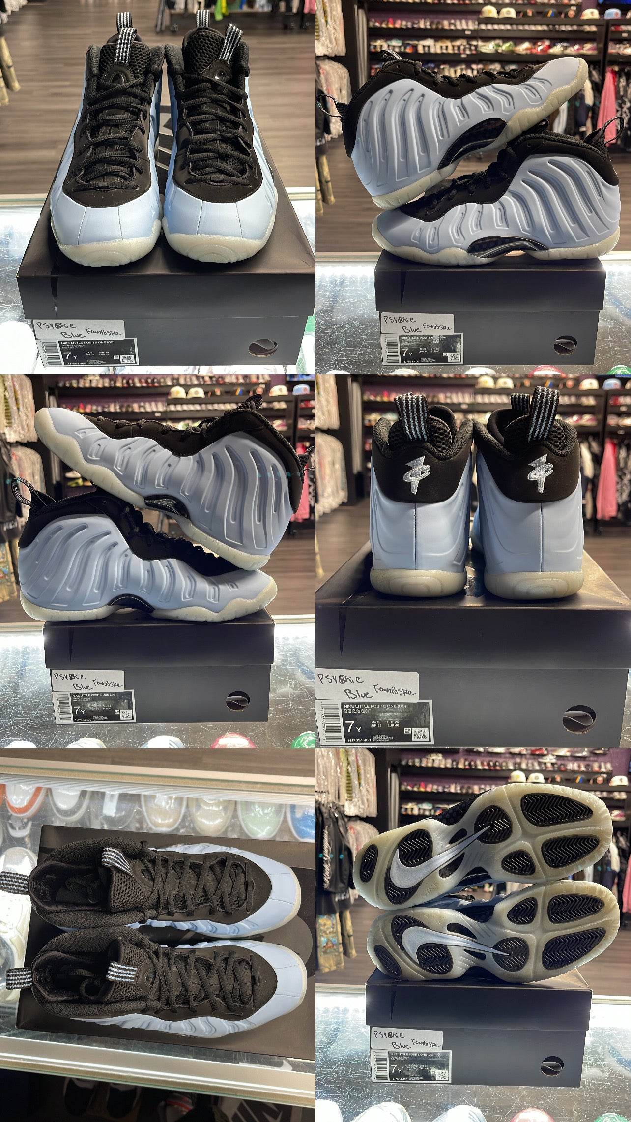 2025 Nike Little Posite One "Psychic Blue" (GS)