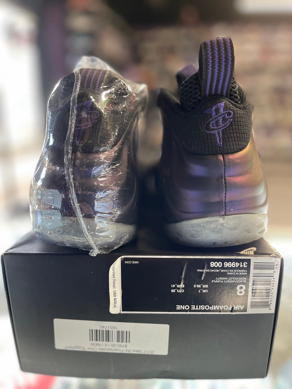 2017 Nike Air Foamposite One "Eggplant"