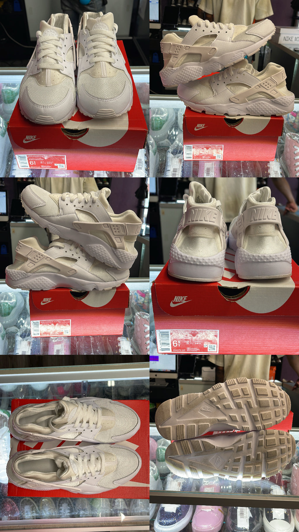 2015 Nike Air Huarache Run "White Pure Platinum" (GS)