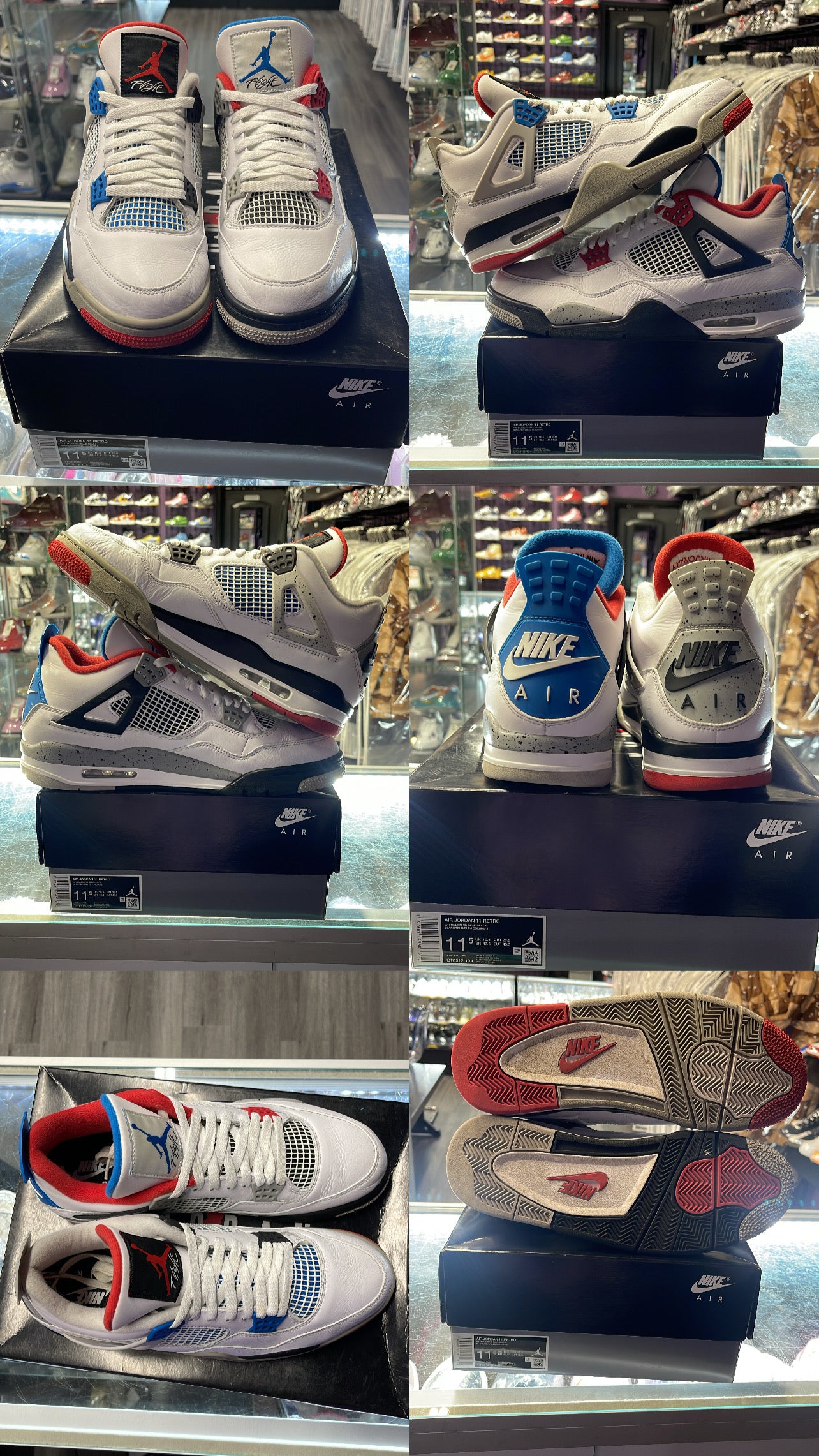 2019 Air Jordan Retro 4 "What The"
