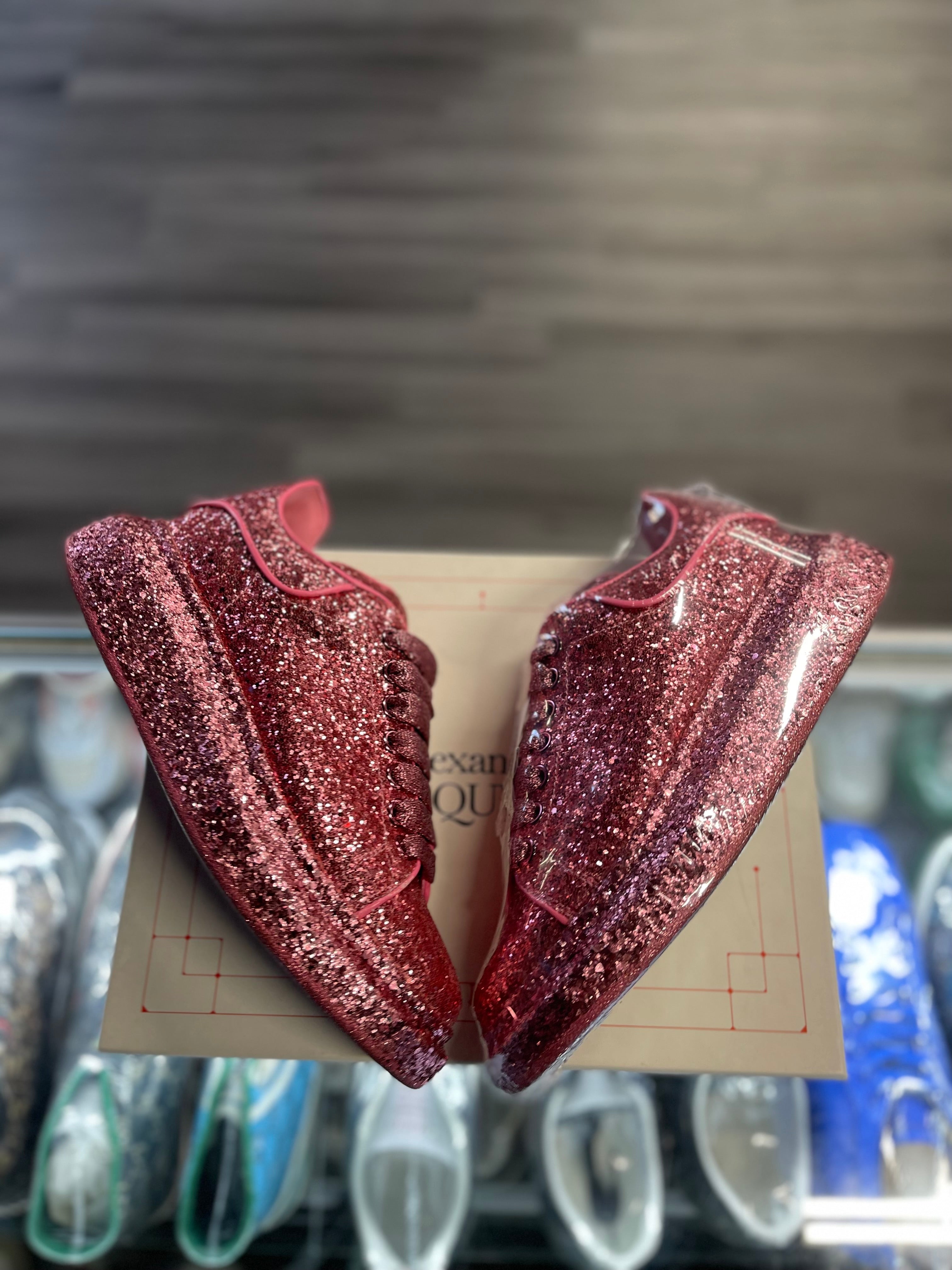 Alexander McQueen Oversized "Pink Glitter"