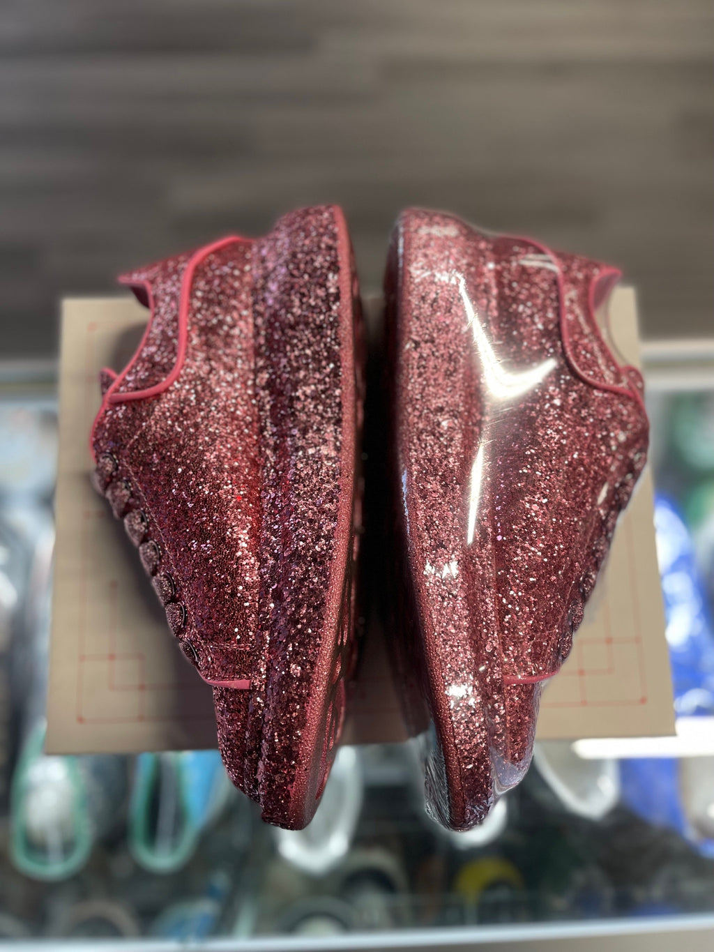 Alexander McQueen Oversized "Pink Glitter"