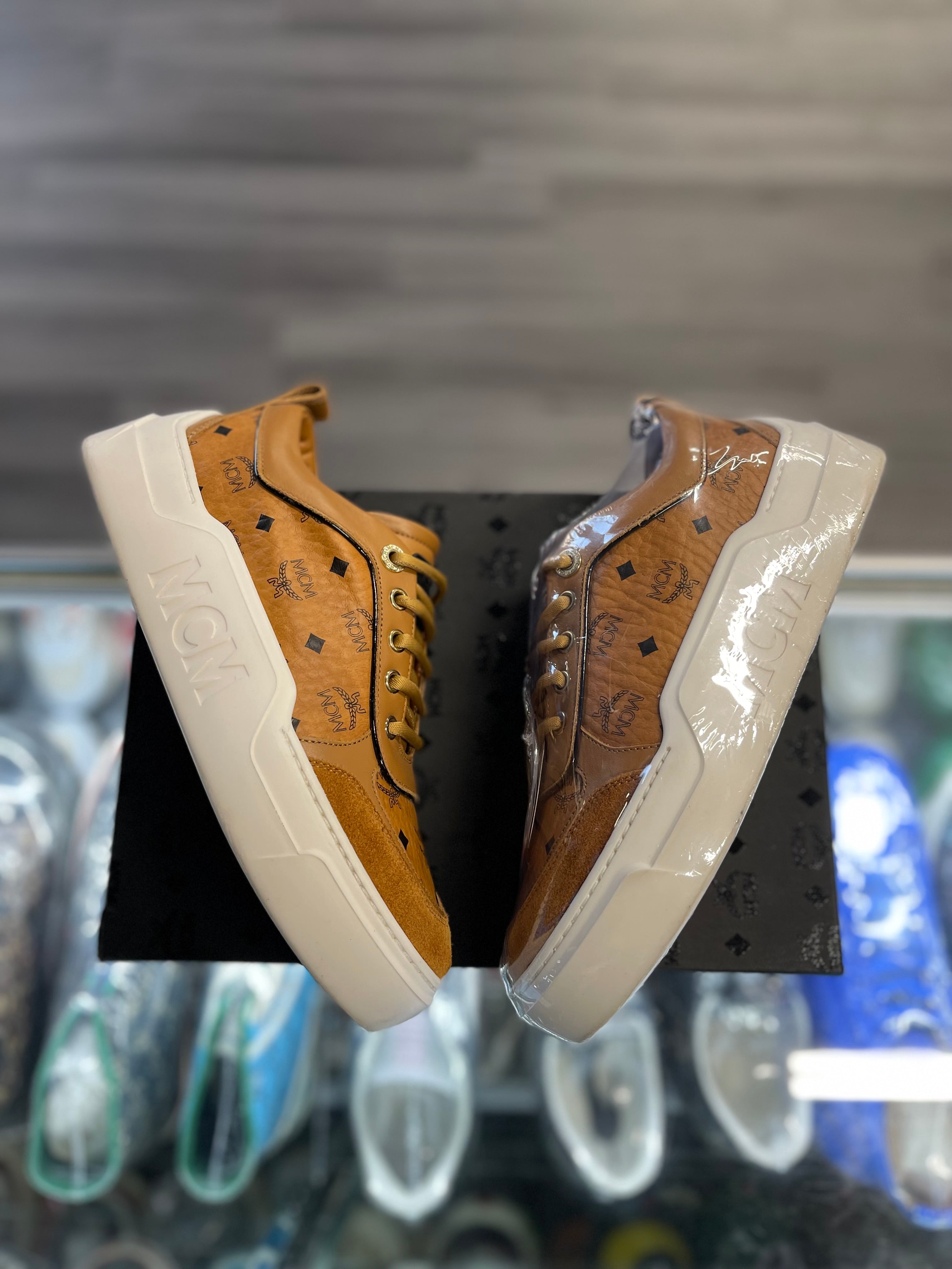 MCM Visetos Skyward Platform "Cognac"
