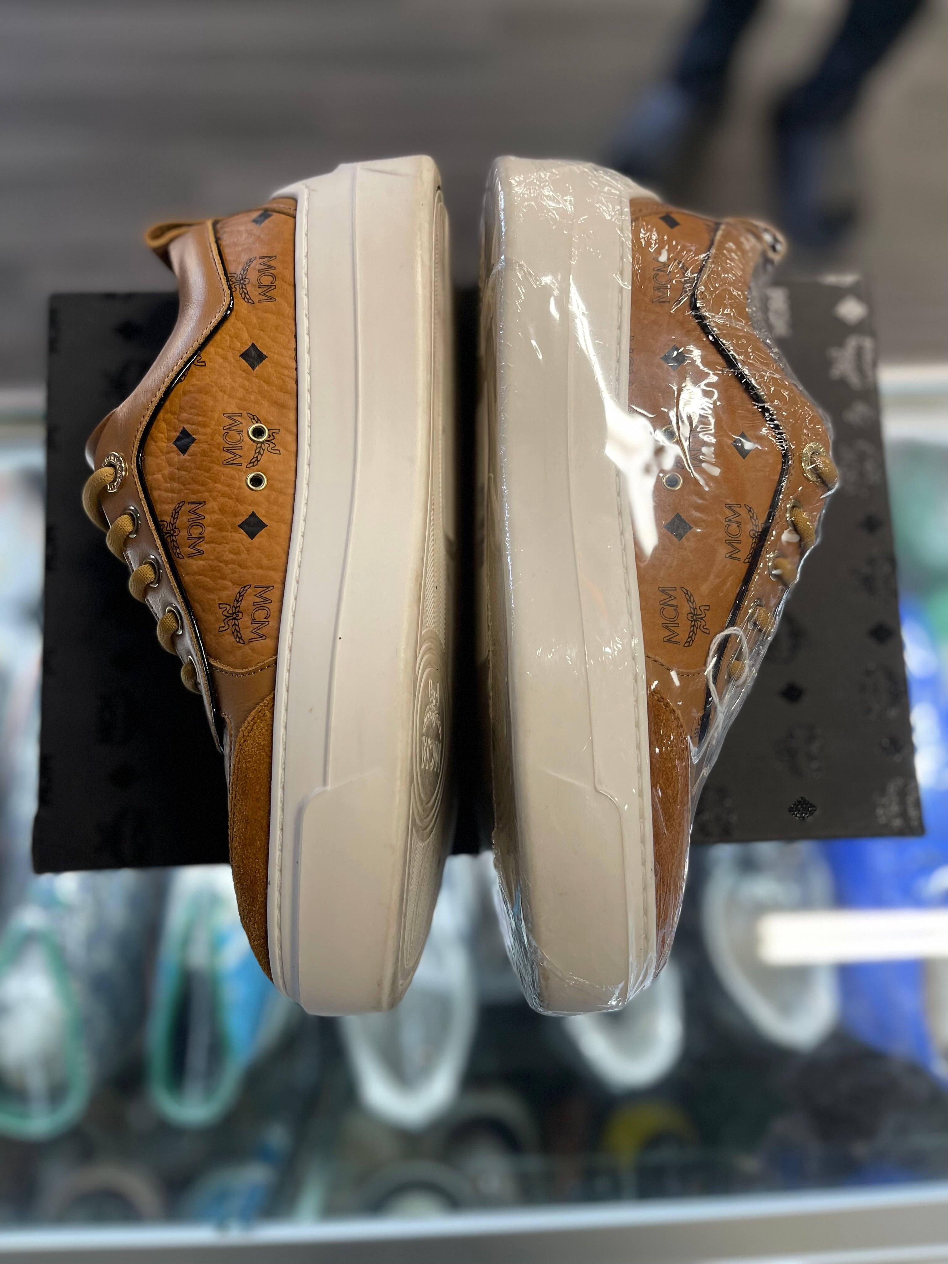 MCM Visetos Skyward Platform "Cognac"