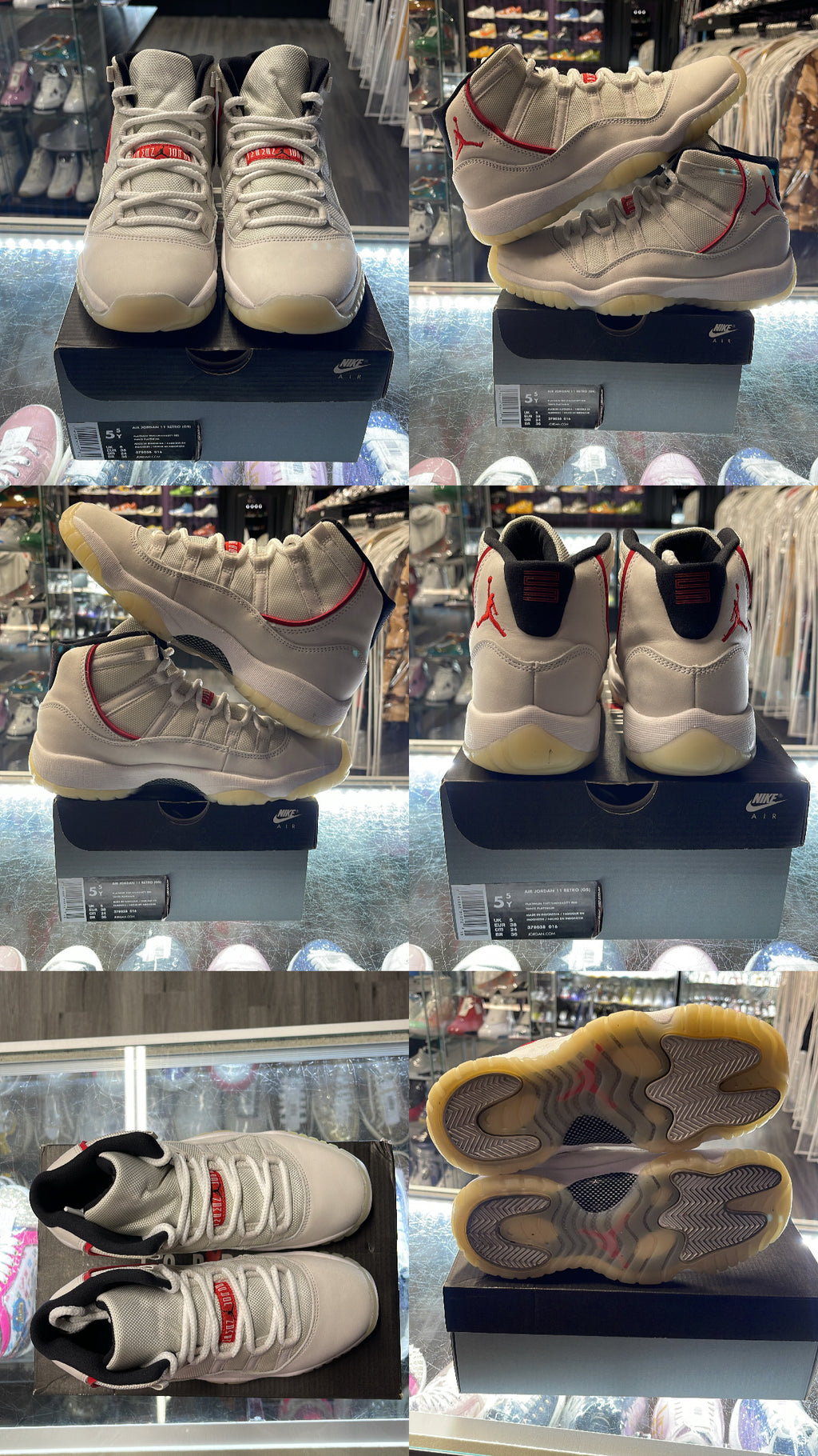 2018 Air Jordan Retro 11 "Platinum Tint" (GS)