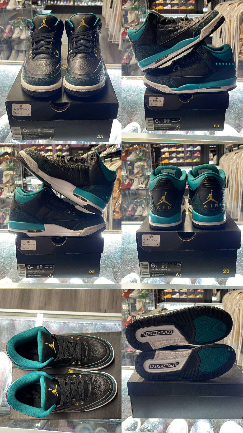 2016 Air Jordan Retro 3 "Rio Teal" (GS)