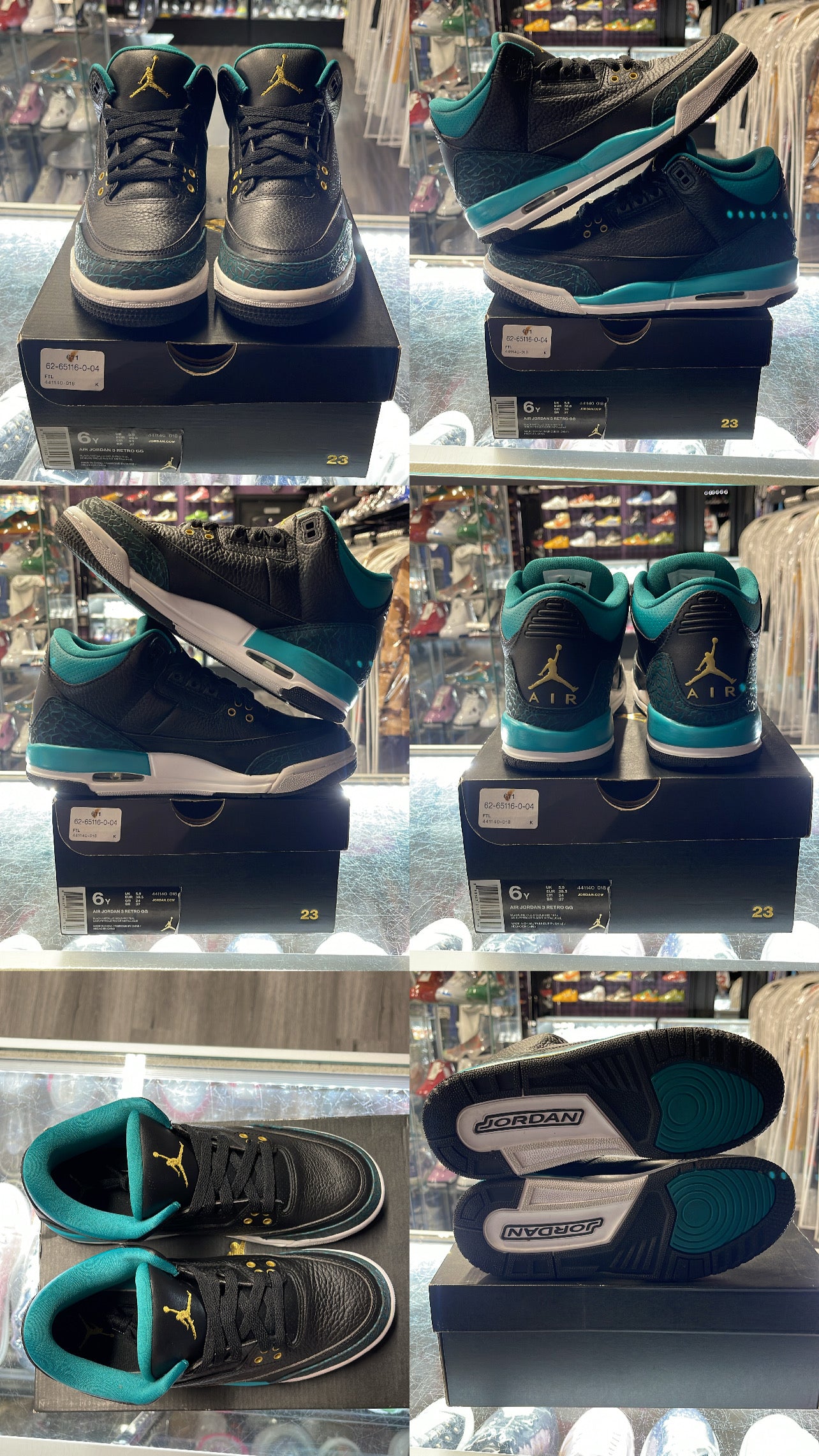 2016 Air Jordan Retro 3 "Rio Teal" (GS)