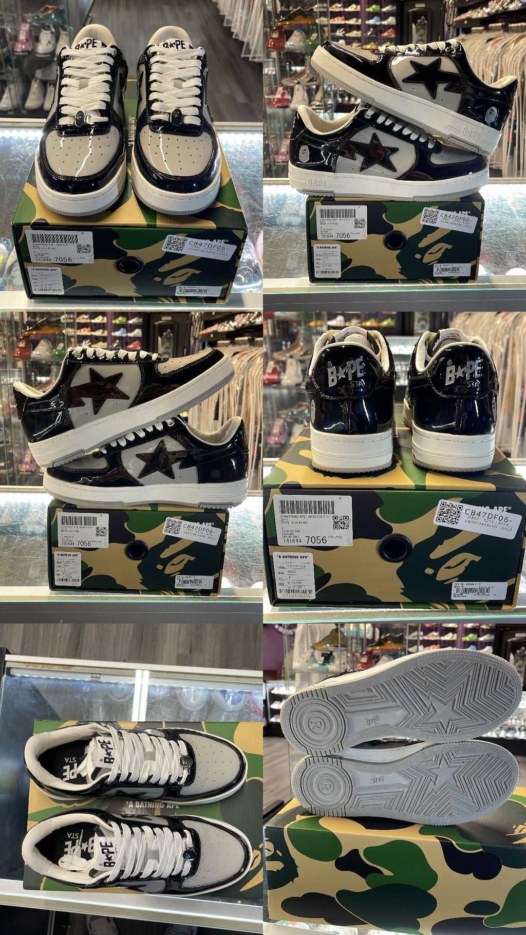 Bathing Ape Bape Sta "Black Grey"