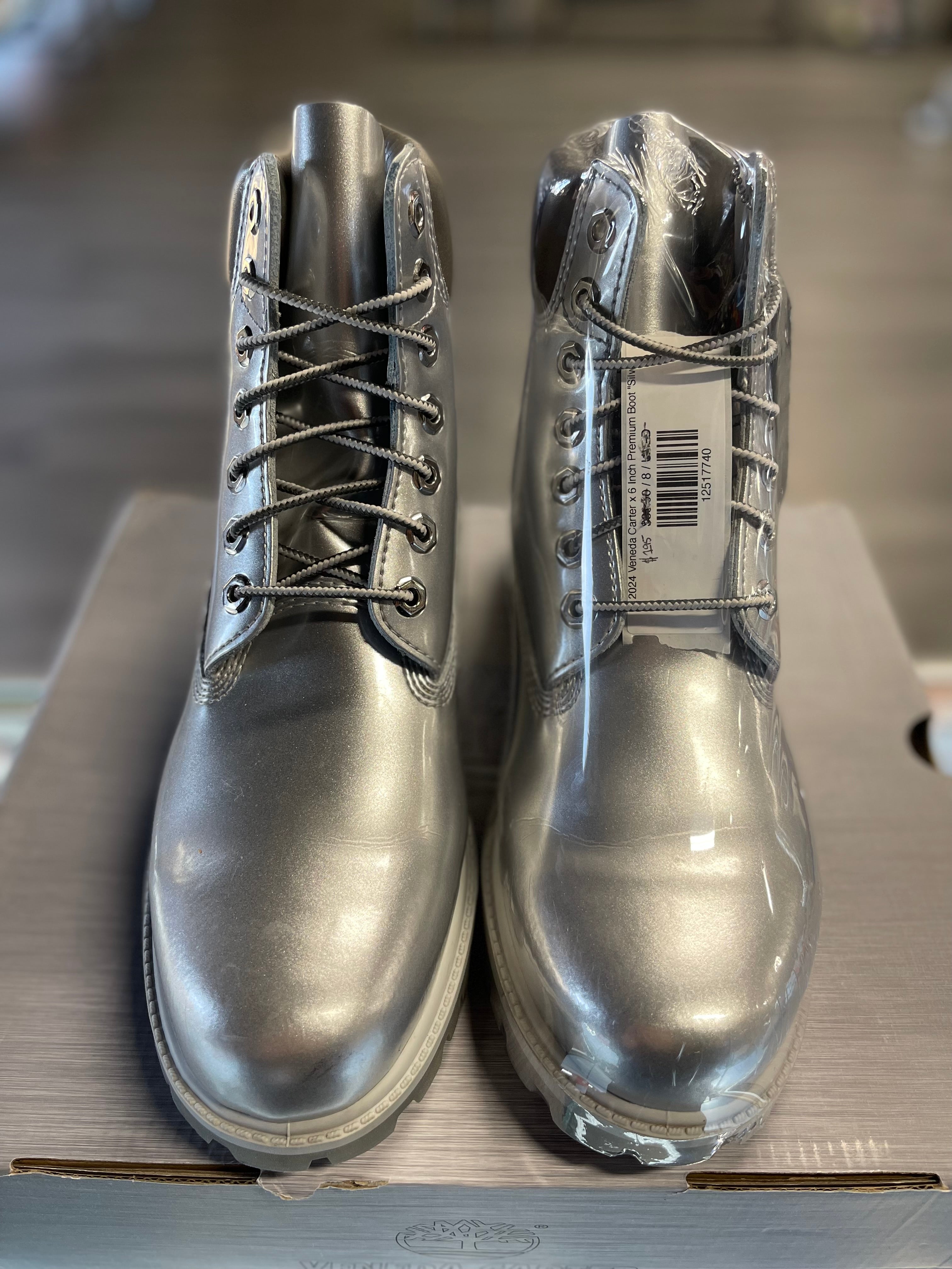 2024 Veneda Carter x 6 Inch Premium Boot "Silver"