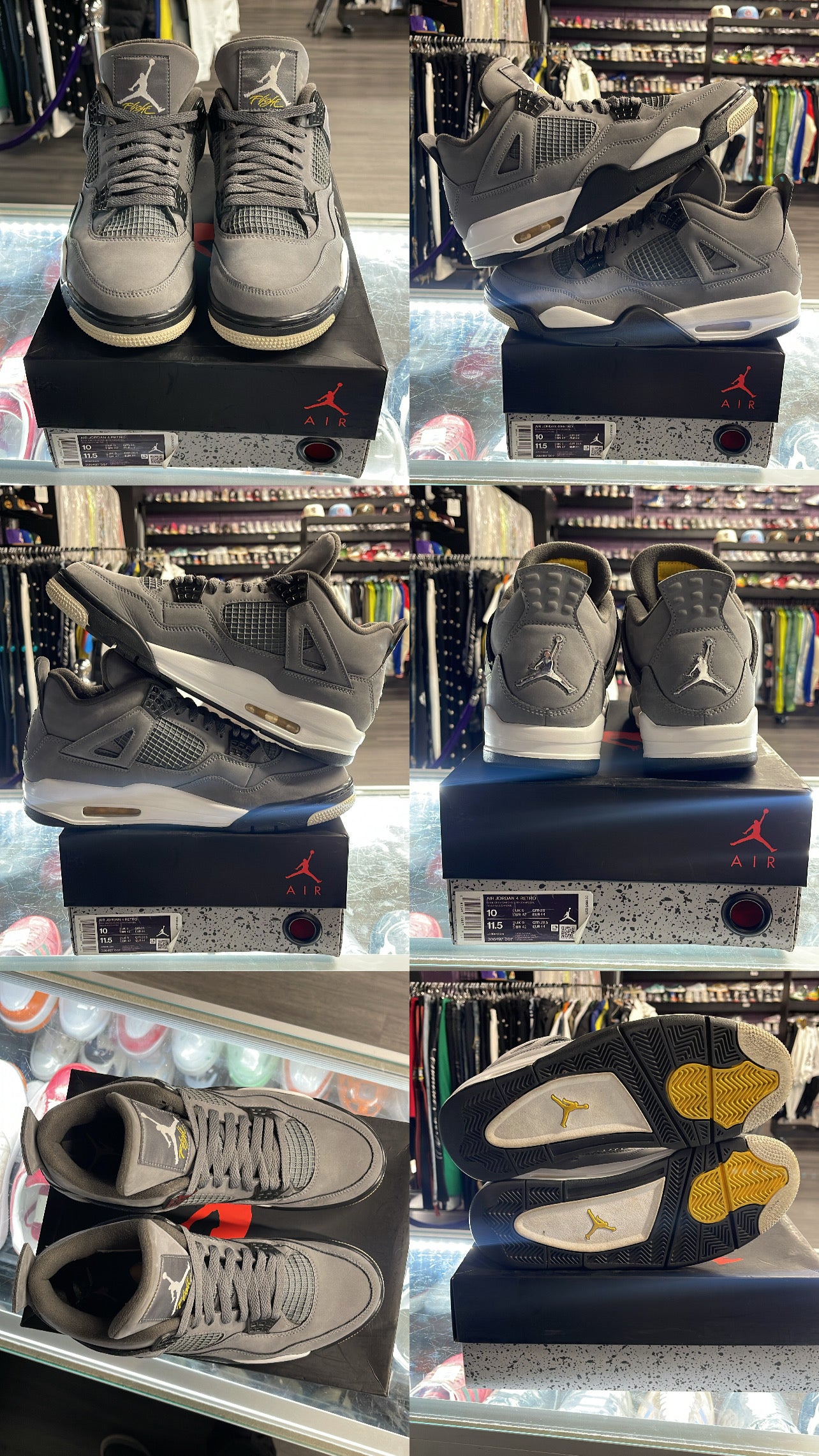 2019 Air Jordan Retro 4 "Cool Grey"