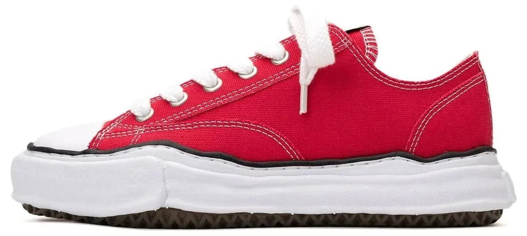 Maison Mihara Yasuhiro Peterson OG Sole Canvas Low "Red"