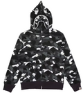 Bape City Camo Shark WGM Full Zip Hoodie (Glow Dark)