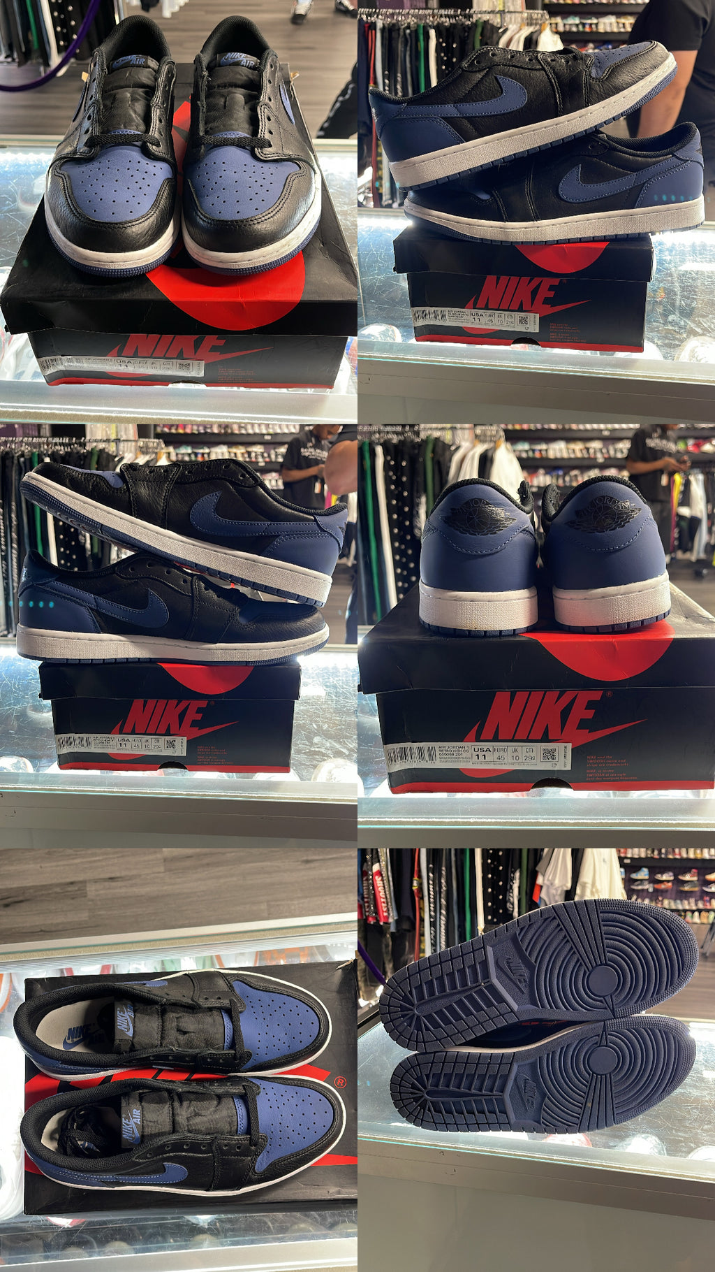 2022 Air Jordan Retro 1 Low OG "Mystic Navy"