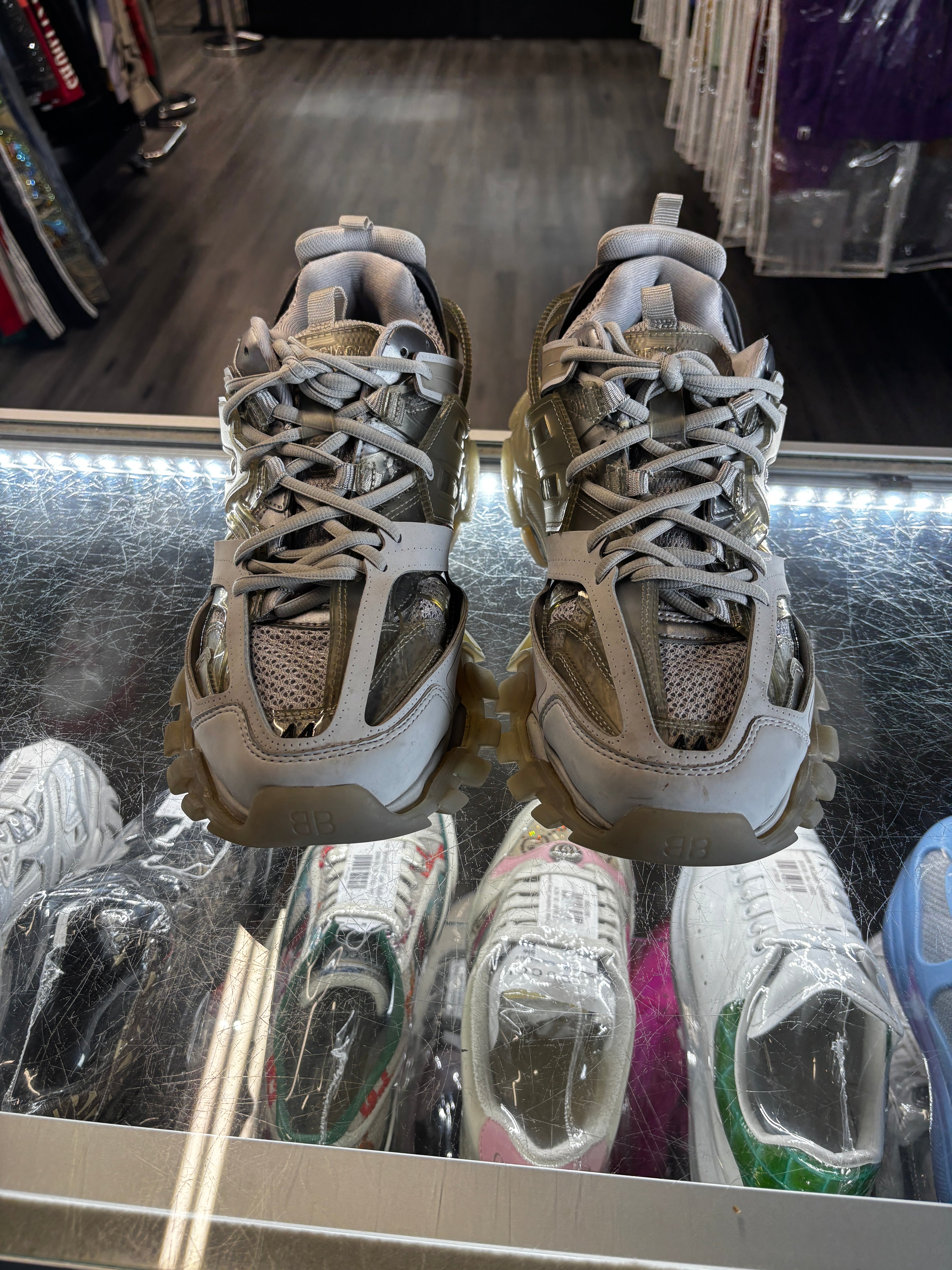 Balenciaga Track "clear sole Grey"