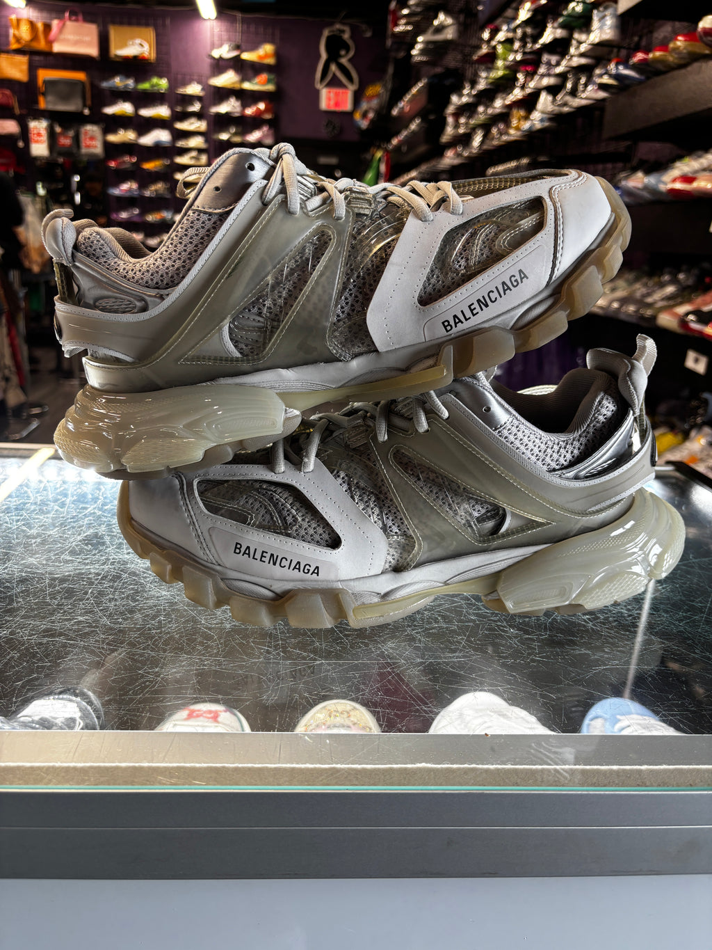Balenciaga Track "clear sole Grey"
